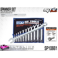 SP TOOLS 11PC SAE ROE QUAD DRIVE SPANNER SET ( SP10661 )