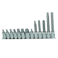 SP TOOLS SOCKET RAIL SET - 13PC 1/2"DR - INHEX/SPLINE METRIC ( SP20566 )