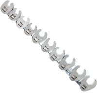 SP Tools SP20574 Flare Crowfoot Nut Wrench rail 3/8" Drive Metric 10 Piece