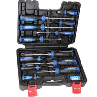 SP TOOLS SCREWDRIVER SET - 12PC IN X-CASE 6 SLOTTED, 6 PHILIPS DRIVE SP34012