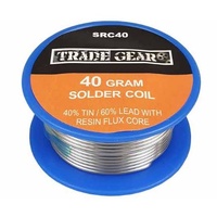 Resin Core Solder Roll SRC40 1.6mm Dia 40% Tin 60% Lead - 40g
