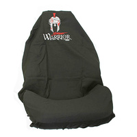 Street Warrior Throw Over Seat Cover w/ Logo for Bucket Seats Universal