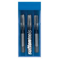 SUTTON HSS STRAIGHT FLUTE TAP SET M2.5 x 0.45 METRIC 3 PIECE T9010250