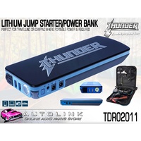 THUNDER LITHIUM JUMP STARTER / POWER BANK KIT WITH CARRY CASE ( TDR02011 )