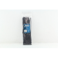 THUNDER TDR06152 BLACK NYLON CABLE TIES UV RESISTANT 280mm x 3.6mm 100PK