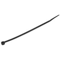 THUNDER TDR06154 BLACK NYLON CABLE TIES UV RESISTANT 150mm x 2.5mm 100PK