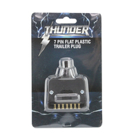 Thunder 7 Pin Trailer Plug (Male) Nylon Plastic - TDR06905