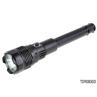 THUNDER 10W LED RECHARGEABLE ALLOY TORCH 800 LUMENS 300m BEAM TDR08303