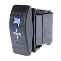 THUNDER WINCH ROCKER SWITCH 20AMP @ 12V MOUNT: 21mm x 37mm TDR11007