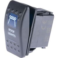THUNDER TDR11010 ROOF LIGHTS SWITCH ROCKER 20AMP @ 12V MOUNT 21mm x 37mm