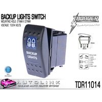 THUNDER BACKUP LIGHTS (ROCKER) SWITCH 20AMP @ 12V MOUNT: 21mm x 37mm TDR11014