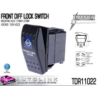 THUNDER FRONT DIFF LOCK ROCKER SWITCH 20AMP @ 12V MOUNT: 21mm x 37mm TDR11022
