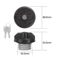 Tridon TFL227 Black Locking Fuel Cap Locking Same as CPC SL82ULP Check App