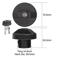 Tridon TFL238 Locking Fuel Cap For Ford Holden Isuzu Mazda Models Check App