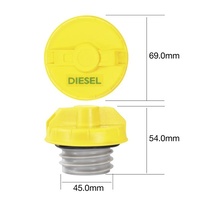 Tridon TFNL234D Diesel Fuel Cap Yellow For Many Makes & Models Check App
