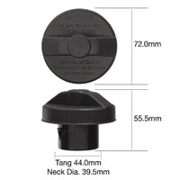 Tridon TFNL238 Fuel Cap Plastic Push And Turn - Check App Below