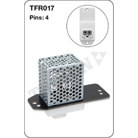 Tridon TFR017 Heater Fan Resistor 4 Pin for Mitsubishi Lancer Mirage & Triton