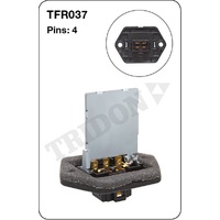 Tridon TFR037 Heater Fan Resistor 4 Pin for Kia Carnival Cerato & Rio Models