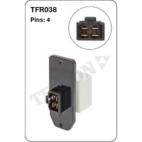 Tridon TFR038 Heater Fan Resistor 4 Pin for Mitsubishi Lancer Mirage & Triton