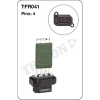 Tridon TFR041 Heater Fan Resistor 4 Pin for Ford Transit Van VH VJ VM Check App