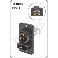 Tridon TFR058 Heater Fan Resistor 5 Pin for Ford Courier & Mazda B2200 B2500 B2600