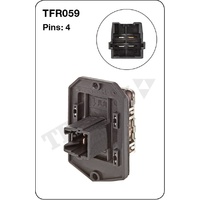 Tridon TFR059 Heater Fan Resistor 4 Pin for Mitsubishi Pajero & Toyota Echo