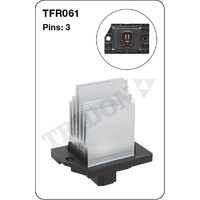 Tridon TFR061 Heater Fan Resistor 3 Pin for Hyundai Grandeur Sonata Tucson & Kia