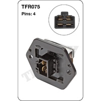 Tridon TFR075 Heater Fan Resistor 4 Pin for Mitsubishi Lancer & Outlander Models