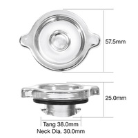 Tridon TOC500 Oil Filler Cap Chrome for Early Ford & Holden Models Check App Below