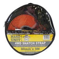 10 Ton Snatch Strap 4WD Off Road Recovery 80mm x 9m Inc Drying Bay TS10000