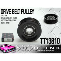 Drive Belt Pulley Grooved 76mm OD for Mazda 2 1.5L 4CYL TT13810