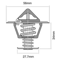 TRIDON TT298-180 HIGH FLOW THERMOSTAT FOR TOYOTA MODELS