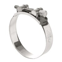 Tridon T Bolt Hose Clamps - All Stainless Steel 74 - 79mm TTBS74-79 x2