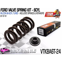 CROW CAMS RACE VALVE SPRING KIT WITH RETAINERS FOR FORD BA BF FG 4.0L 6CYL 