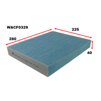 Wesfil WACF0329 Cabin Filter Same as Ryco RCA460M for Ford & Volkswagen Models