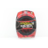 DNA WAS165B Speaker Spacers 6.5" Round Black Carpeted 16mm High Pair