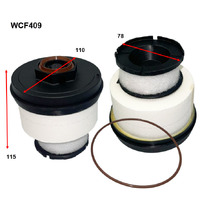 Wesfil WCF409 Diesel Fuel Filter Same as Ryco R2999P for 300 Series Landcruiser