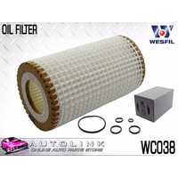 WESFIL OIL FILTER CARTRIDGE FOR MERCEDES SLK350 3.5L V6 8/2004 - 7/2011 WCO38