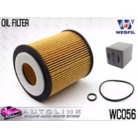 WESFIL OIL FILTER CARTRIDGE FOR MAZDA 6 GG 2.3L 4CYL 8/2002 - 12/2007 WCO56