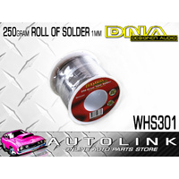 DNA WHS301 SOLDER ROLL 1mm DIAMETER 250g IDEAL FOR SPEAKER & WIRING CONNECTIONS