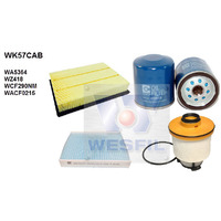 Wesfil WK57CAB Filter Service Kit for Toyota Fortuner & Hilux GUN Models