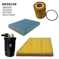 Wesfil WK99CAB Filter Service Kit for Ford Everest Ranger & Amarok 3.0L T/Diesel