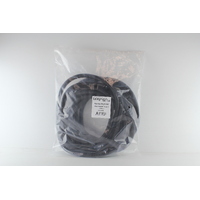 DNA WLT1010 Split Corrugated Flexi Loom Tubing 10mm Black 10 Metre Roll