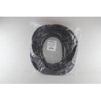 DNA Split Corrugated Flexi Loom Tube 16mm Black 10 Metre Roll - WLT1610