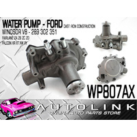 WATER PUMP FOR FORD FAIRMONT XR XT XW 289 302 351 WINDSOR V8 CAST IRON OE STYLE