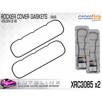 CROSSFIRE ROCKER COVER GASKETS FOR HOLDEN CALAIS VTII VX VY VZ VE VF V8 x2