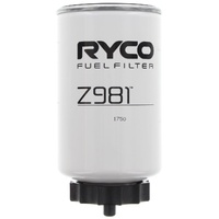 Ryco Z981 Fuel Water Separator Filter for Ryco Z981UA Height 146mm