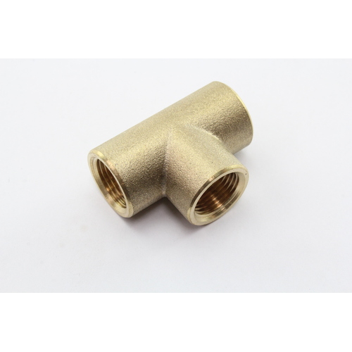 TUBEFIT 035-06 TUBEFIT BRASS FEMALE THREADED TEE 3/8" BSP x1