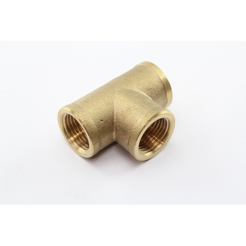 TUBEFIT 035-08 BRASS FEMALE THREADED TEE 1/2" BSP x1