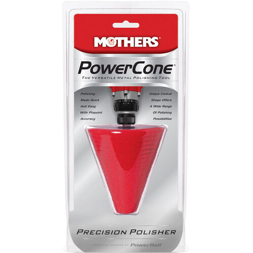 Mothers 05146 PowerCone Polishing Tool for Metal Alloy Wheels - With Drill